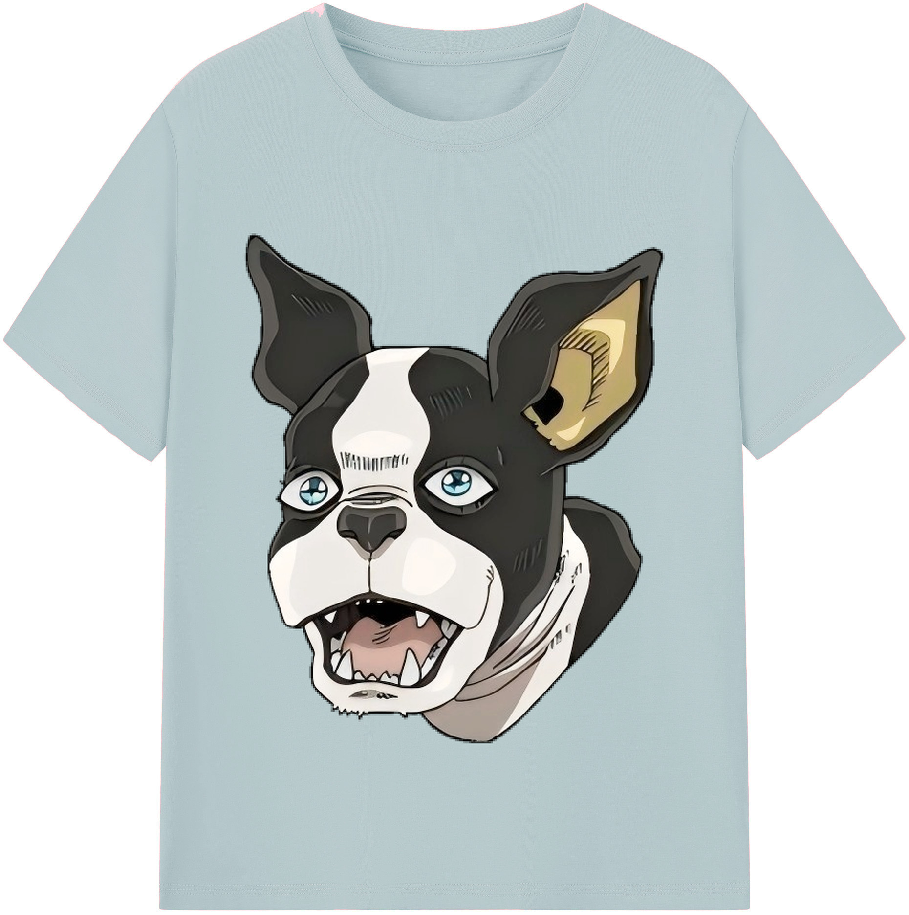 （画像用） ジョジョの奇妙な冒険 イギー JoJo's Bizarre Adventure Iggy 綿100％半袖Tシャツ（フロントプリント）